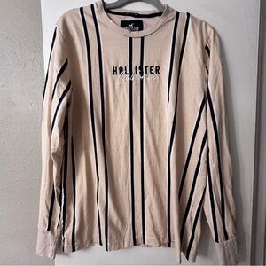 Hollister Y2K Long Sleeve Men’s Stripe Shurt Size L